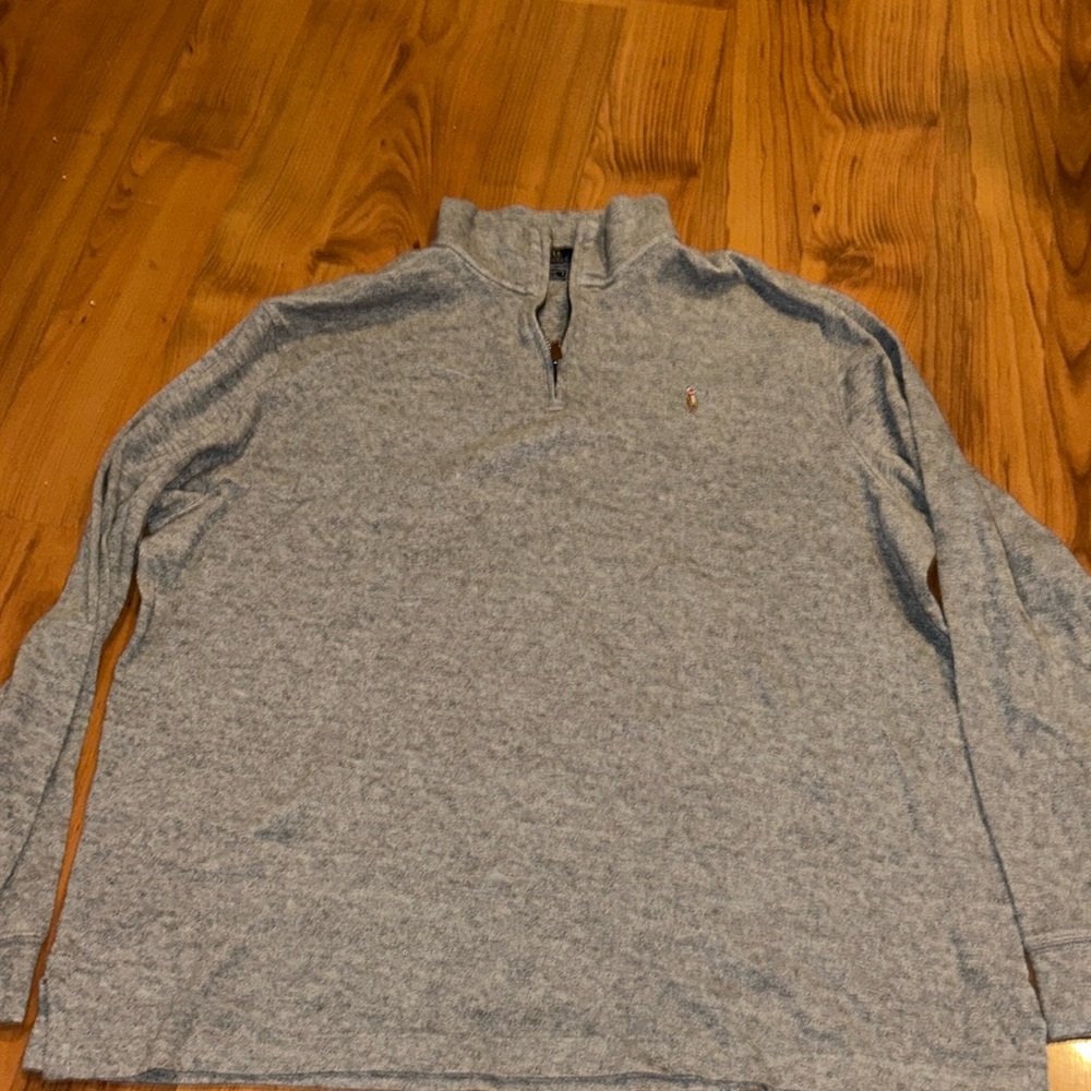 Polo Ralph Lauren half zip men’s gray size XL